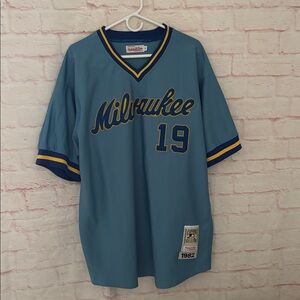 Milwaukee Brewers throwback Robin Yount Mitchell & Ness jersey